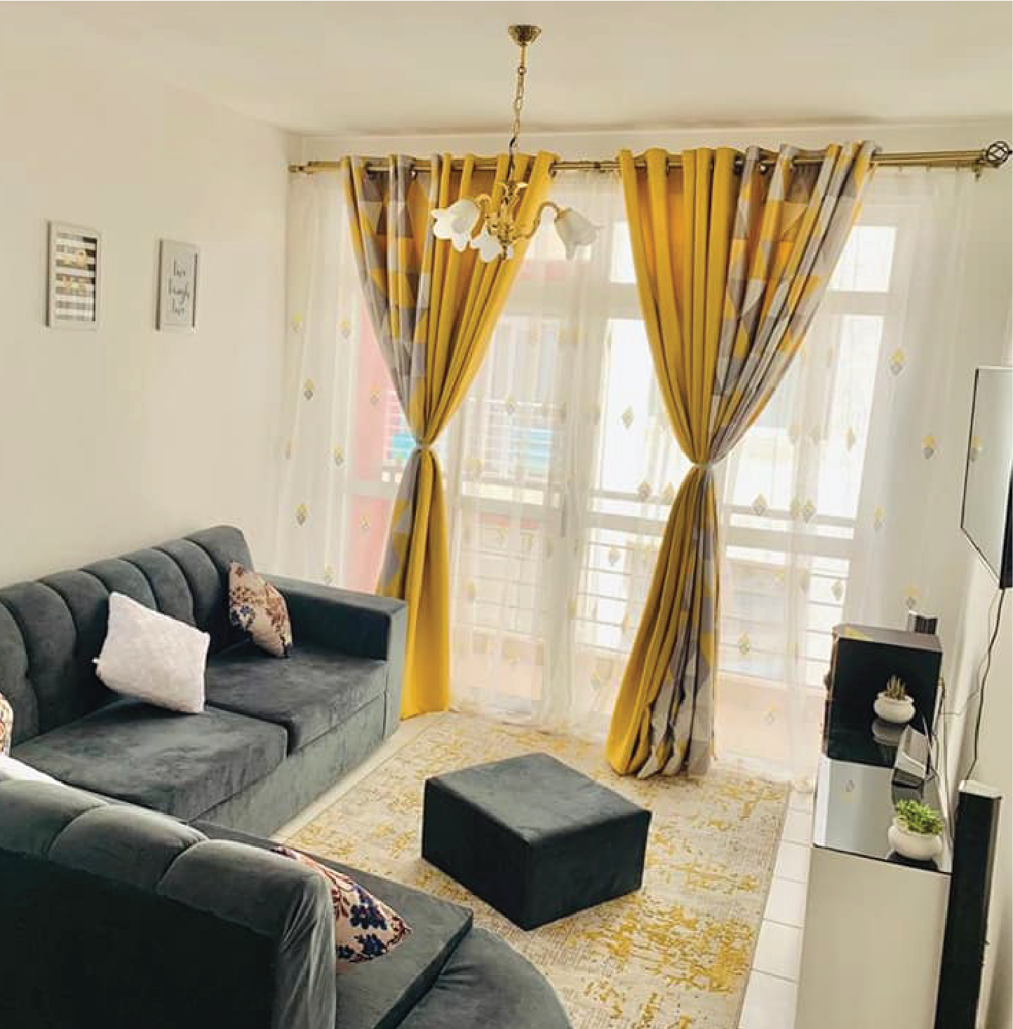 Airbnb living room near TRM Drive, Roysambu